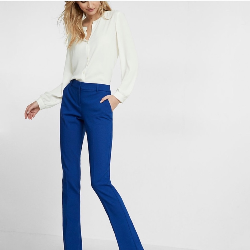 Express Columnist Blue Dress Pants